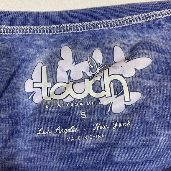 New York Knicks Women's Harper Off The‎ Shoulder T-Shirt Touch By Alyssa Milano - Picture 4 of 5